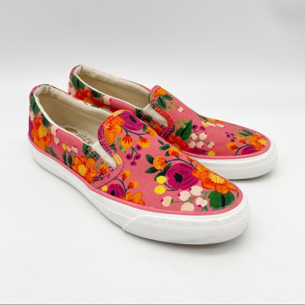 Keds X Rifle Paper Co Slip On Floral Sneaker 6.5 - Picture 2 of 9